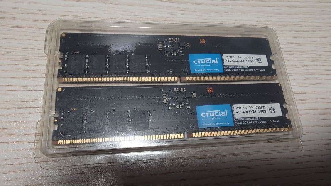 t*y様 CFD メモリー DDR5 4800 16GB 2枚組 合計32GB