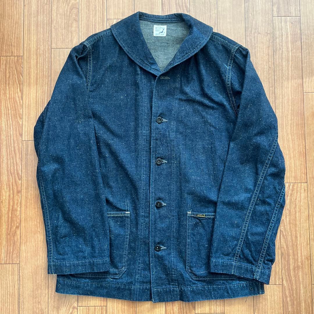 or slow カバーオール(ショールカラー)