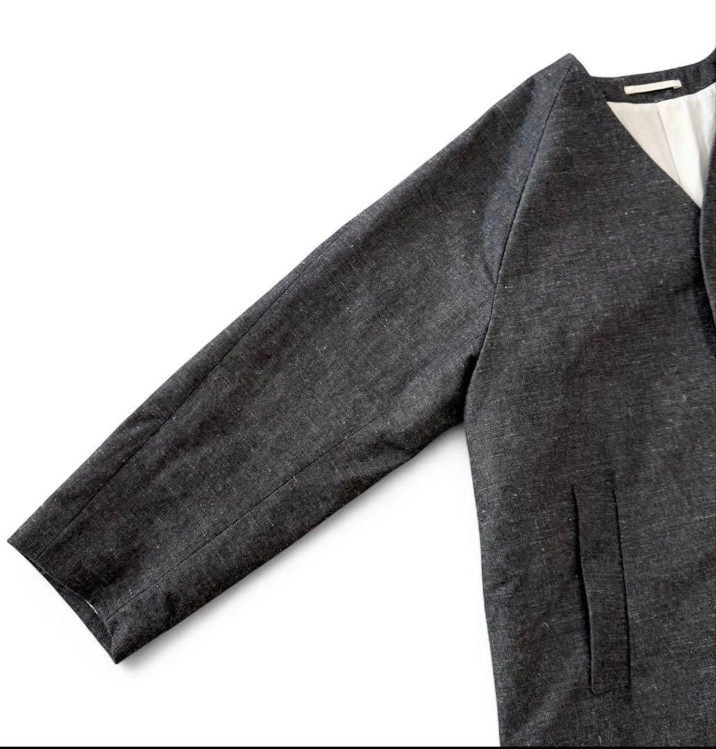 1回着用超美品　YOKO SAKAMOTO ヨーコサカモト　ウールリネンコート