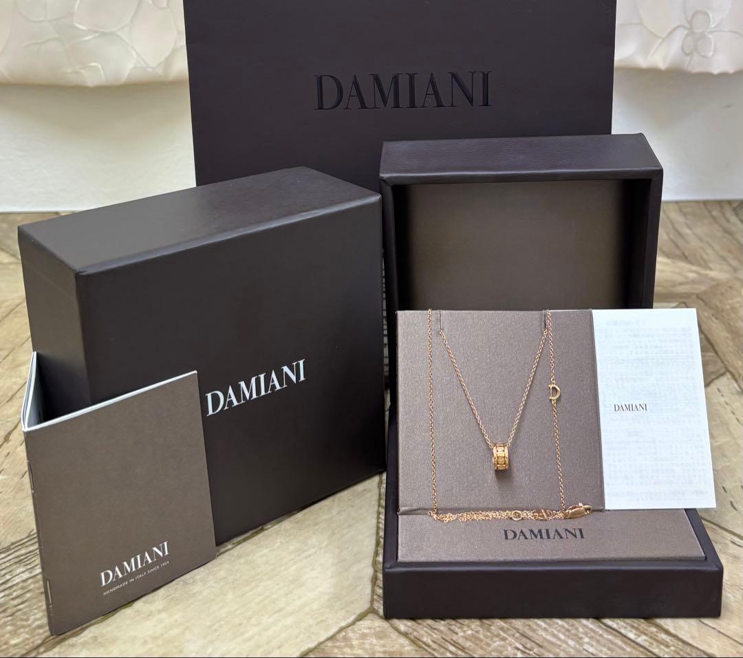 ダミアーニ ベルエポック リール ネックレス【未使用ですが若干微細なスレあり】