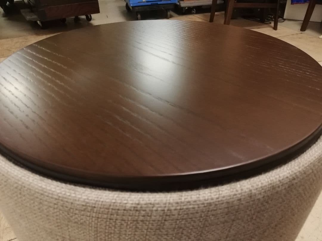 マルイチセーリング スツール+テーブル一体型インテリア 36cm幅 ダークオーク