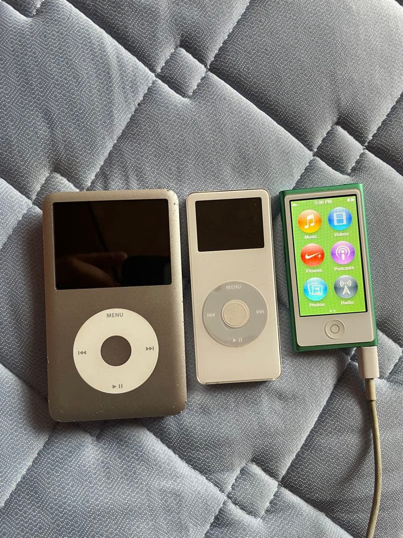 M*v様 iPod 3台セット Classic / Nano グリーン