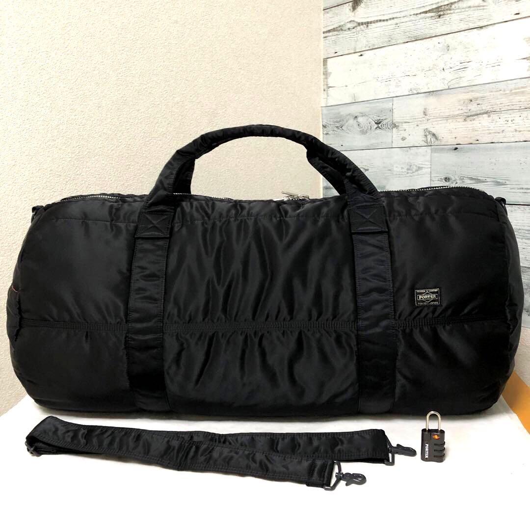 超美品✨廃盤 ポータータンカー ボストンバッグXL 2way 黒 TSAロック