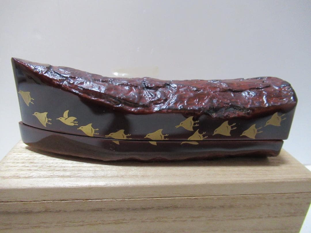 まあちゃん　茶道具　舟香合　又玅斎好　宗廣造　共箱