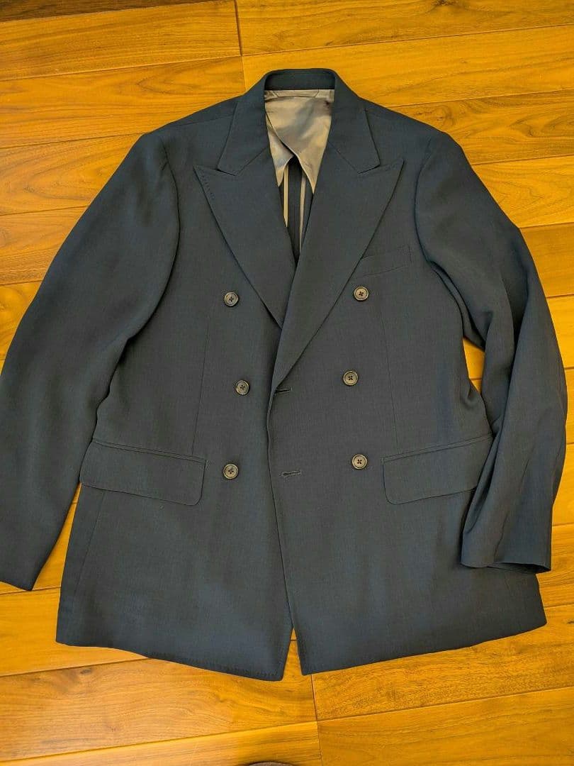 【未使用】RAINMAKER ダブルブレステッドジャケット ボトルグリーン 46