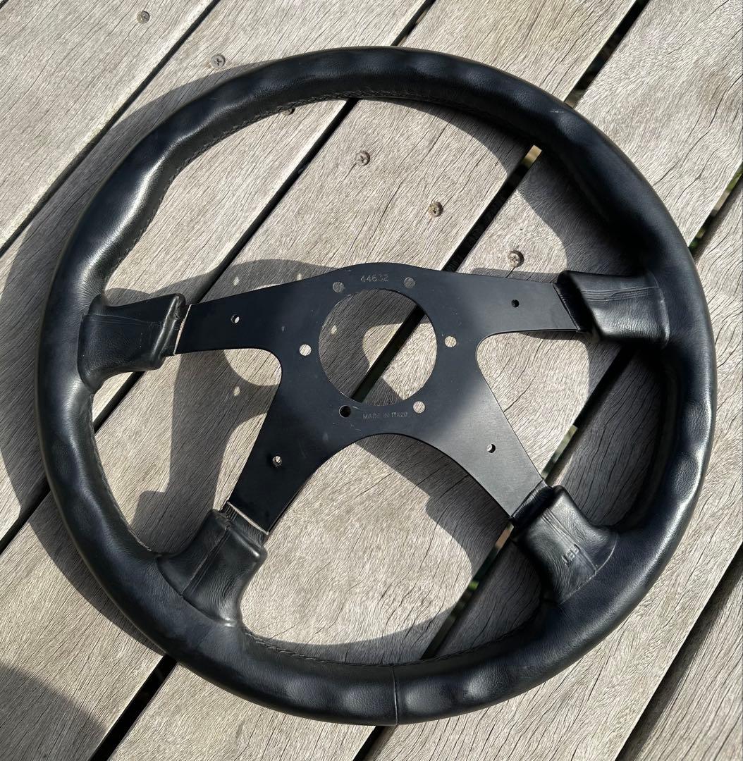 NARDI GARA4 TYPE4 365mm ブラックレザー