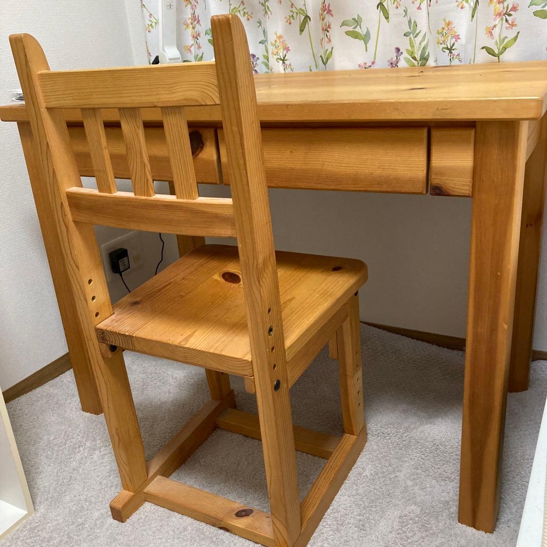 最終値下げ　ステップチェア　椅子　パイン材　アンティーク