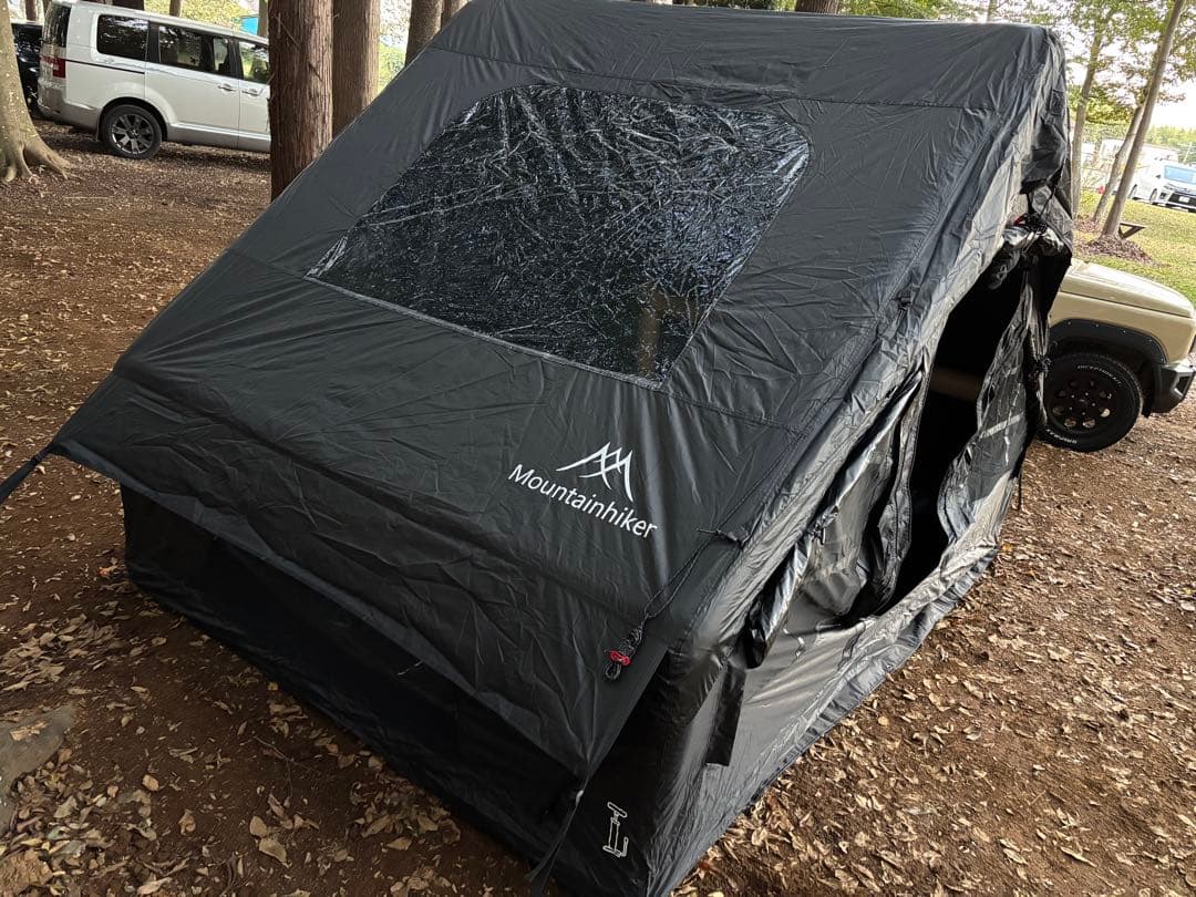 そ*も様 一回使用　希少ブラックMountainhikerインフレータブル　エア