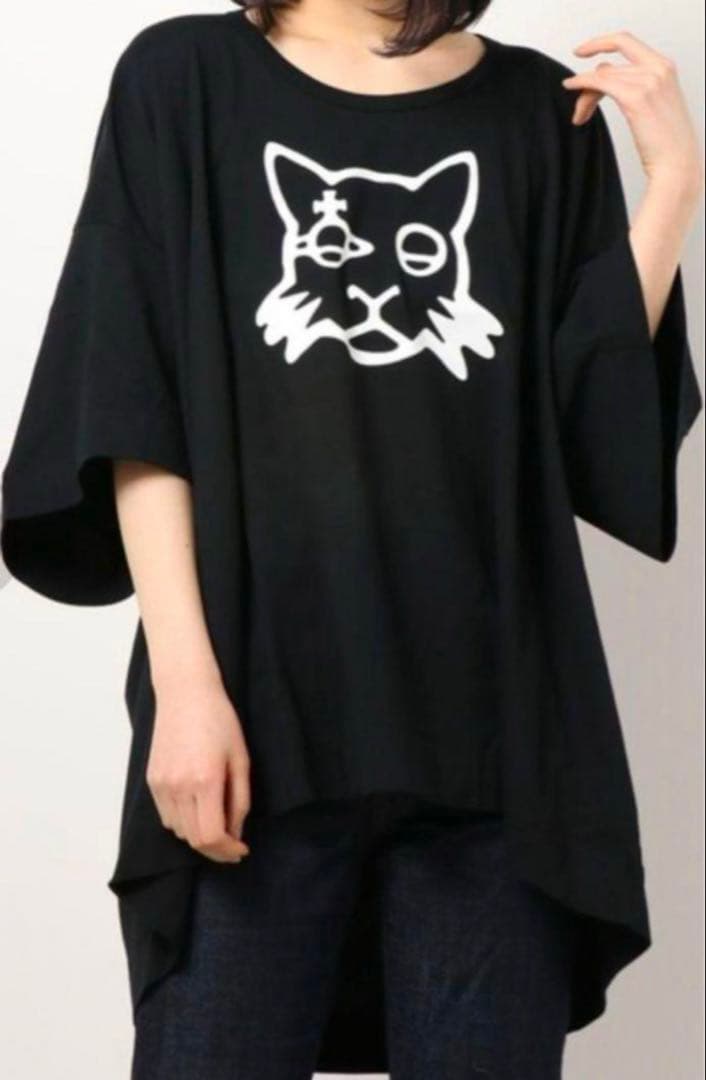 ヴィヴィアンウエストウッド　レッドレーベル　Ｔシャツ　オーブ　ネコ猫