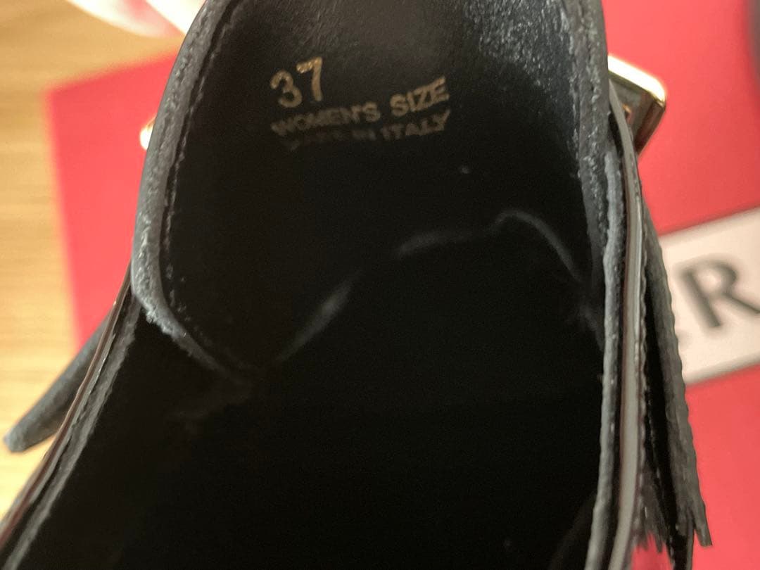 未使用品　Roger Vivier バックル　パテントレザー　ローファー　37