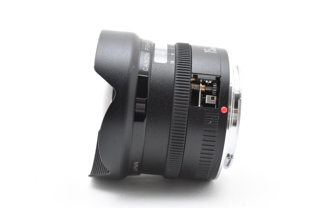 ジャンク キャノン EF 15mm F2.8 FISHEYE Lens 5453