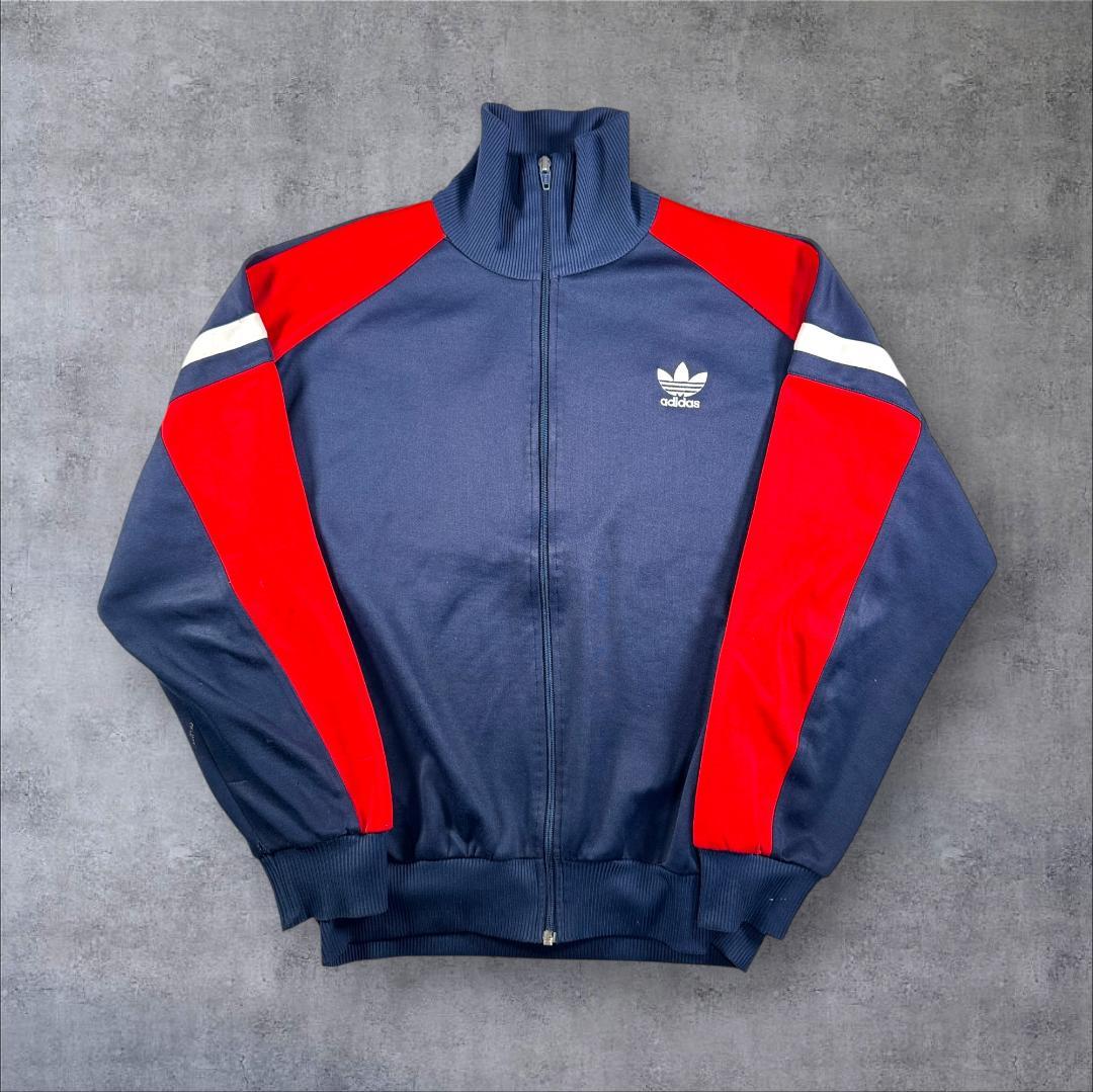 90s adidas アディダス トラックジャケット ネイビー あのちゃん