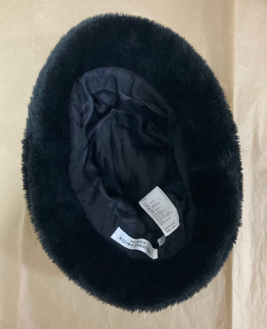 キジマ　タカユキ　KIJIMA TAKAYUKI 帽子　バケットハット　黒