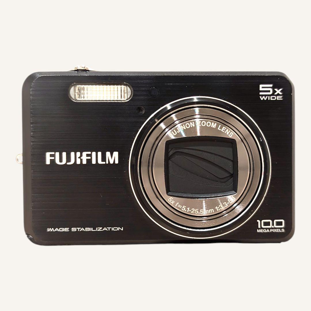 美品 動作確認済 FUJIFILM J250 デジカメ ブラック 充電器