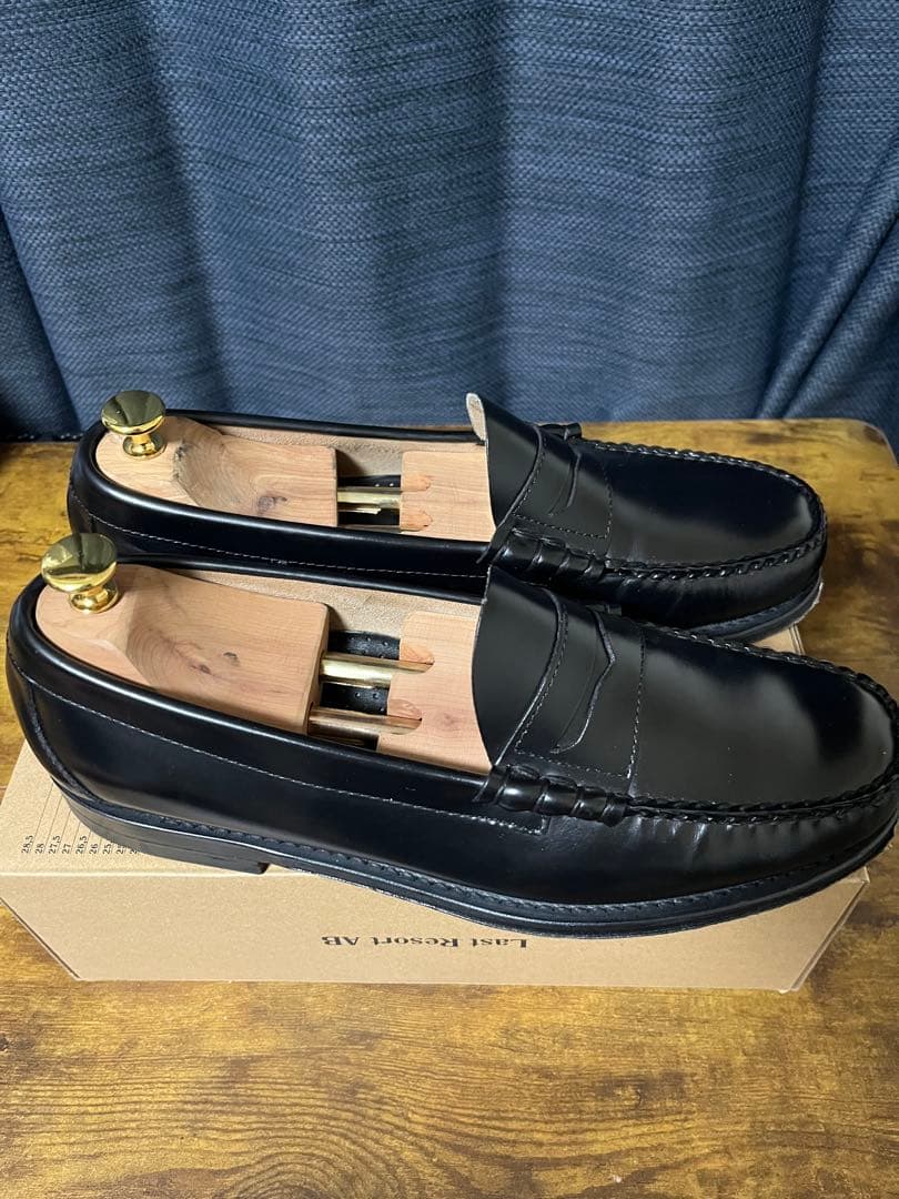 「美品」G.H. Bass & Co. Weejuns 黒ローファー