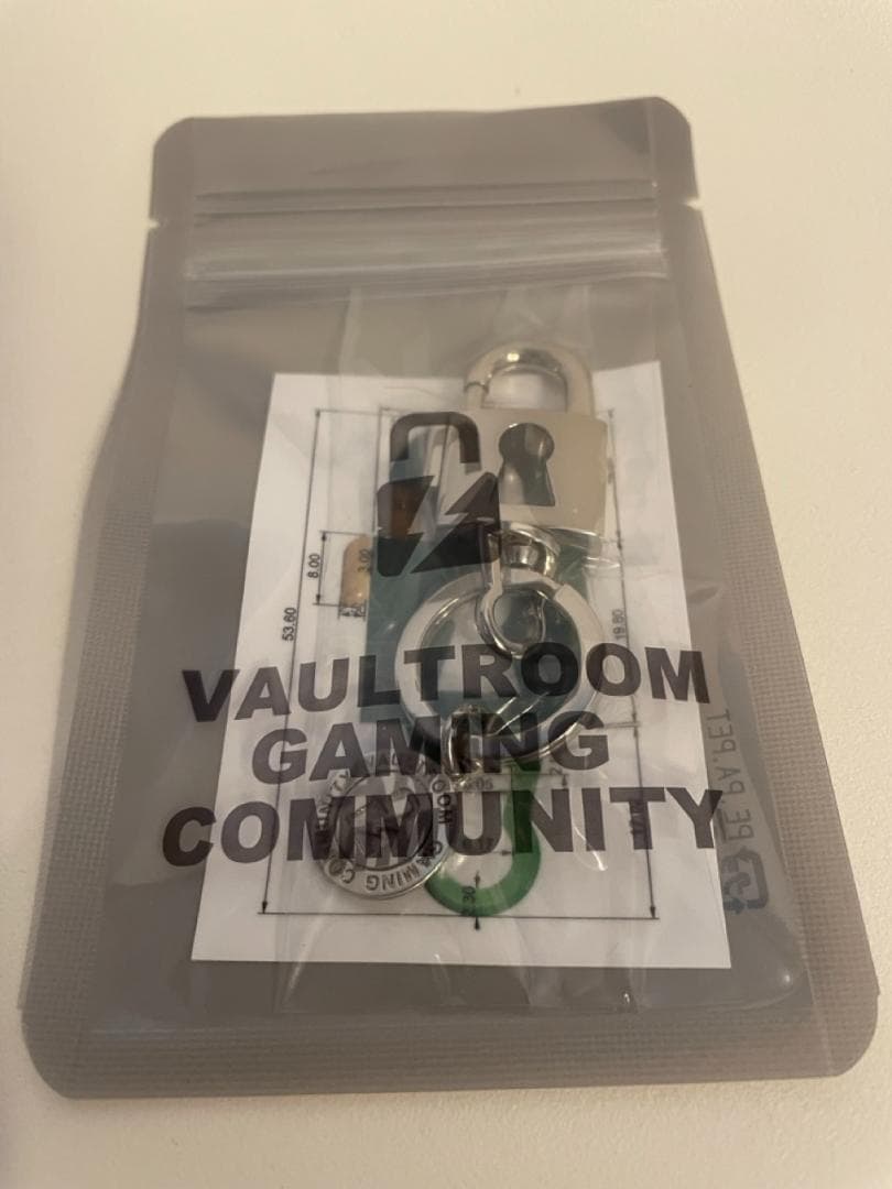 小物 VAULTROOM PADLOCK KEY HANGER / SILVER
