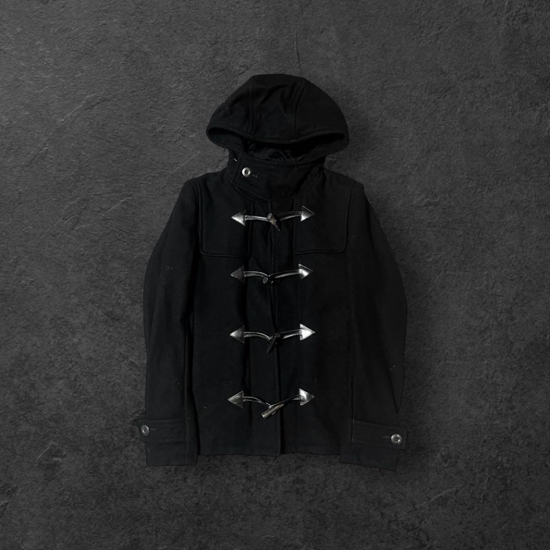 00s Archive Swag ATTACHMENT ブラック ダッフルコート