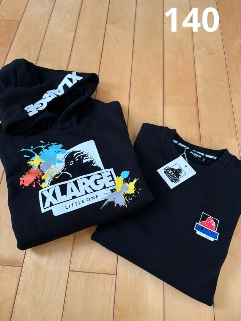 エクストララージキッズ パーカートレーナー 2枚セット