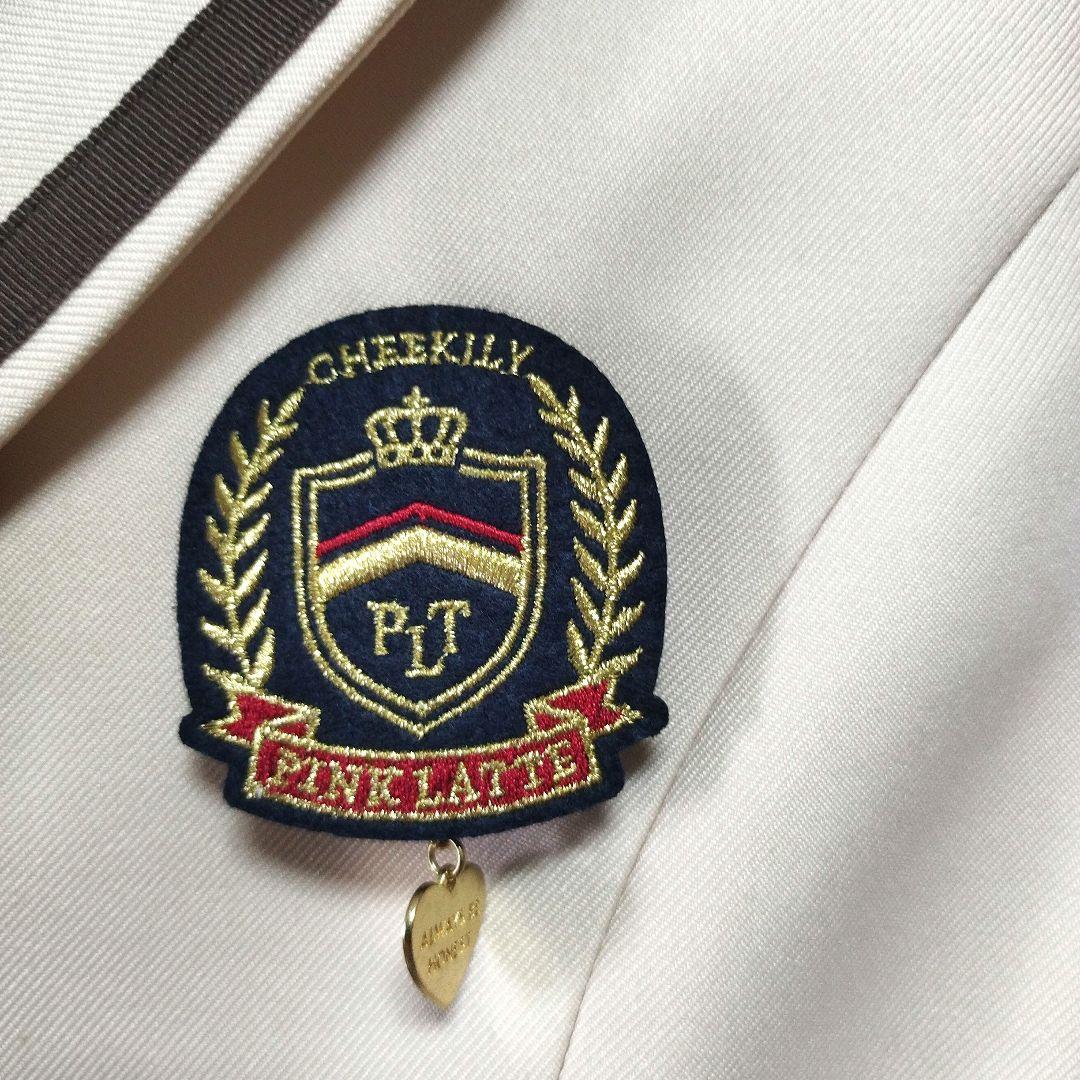 ピンクラテ　卒服　アイボリー 制服風 フォーマルスーツ