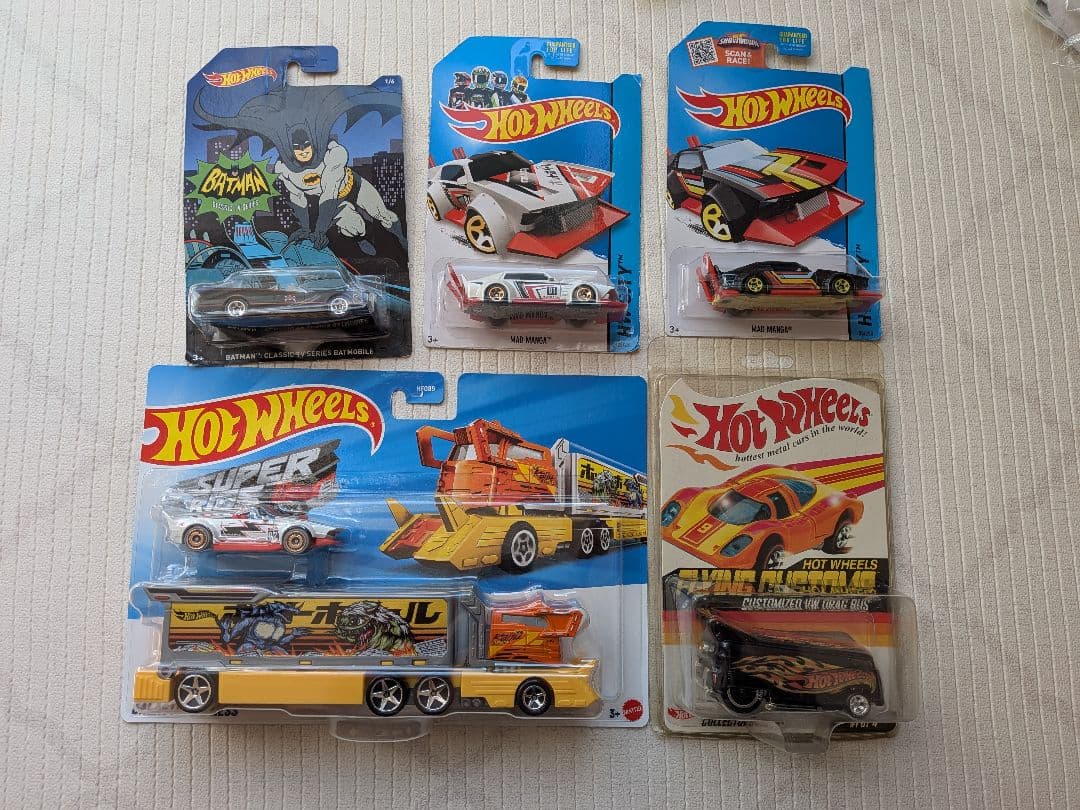 ホットウィール カスタマイズ VW ドラッグバス マッドマンガ　まとめ売り