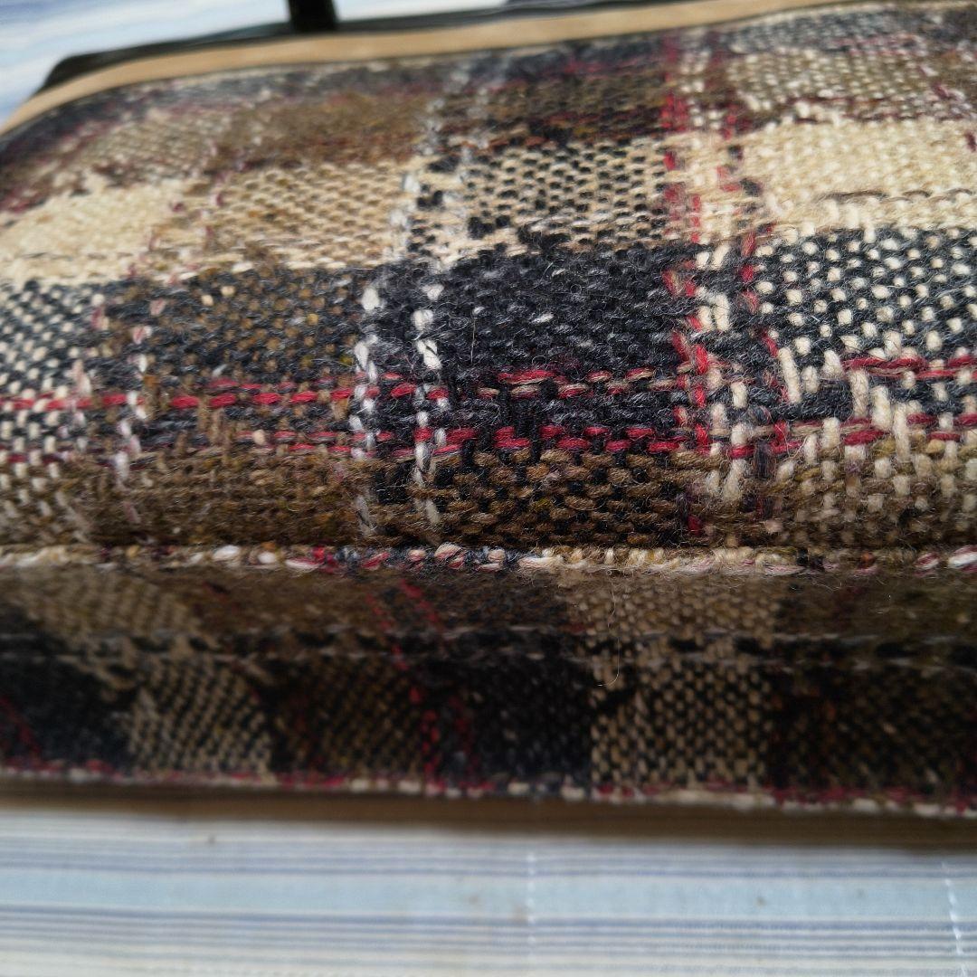 BURBERRY チェック柄トートバッグ