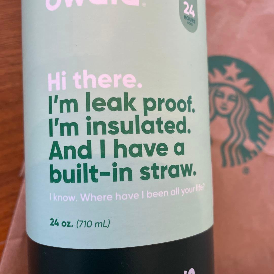 Starbucks Owala限定コラボホリデー水筒ウォーターボトル