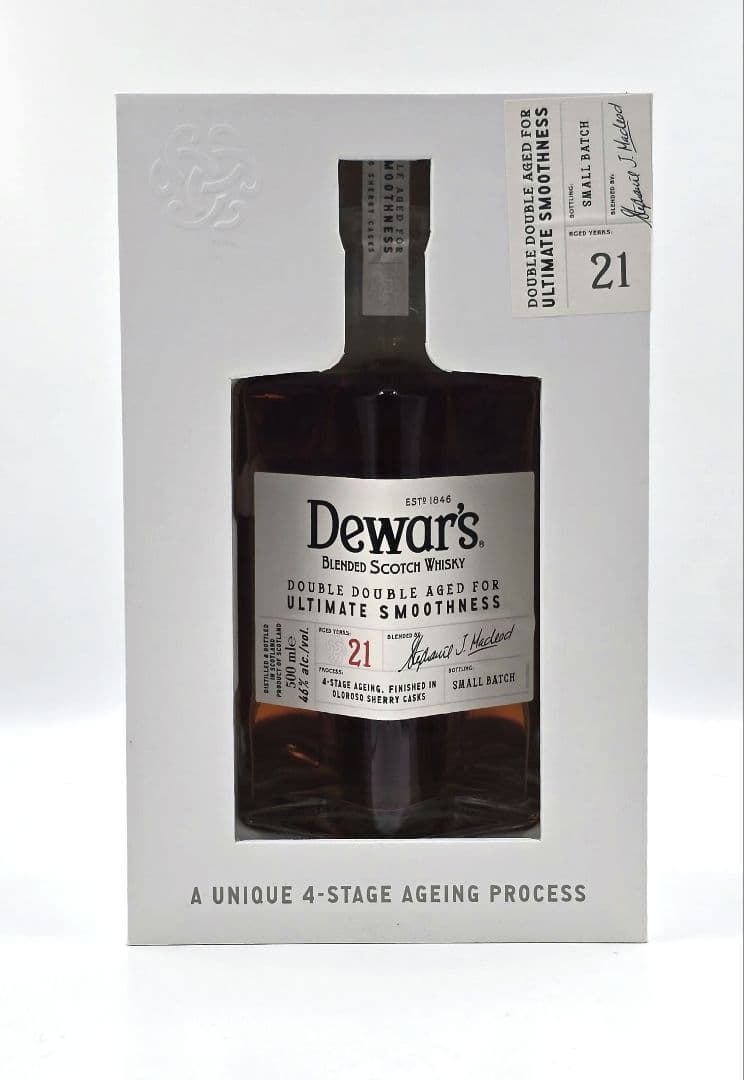 デュワーズ　21年　Dewar's DOUBLE DOUBLE