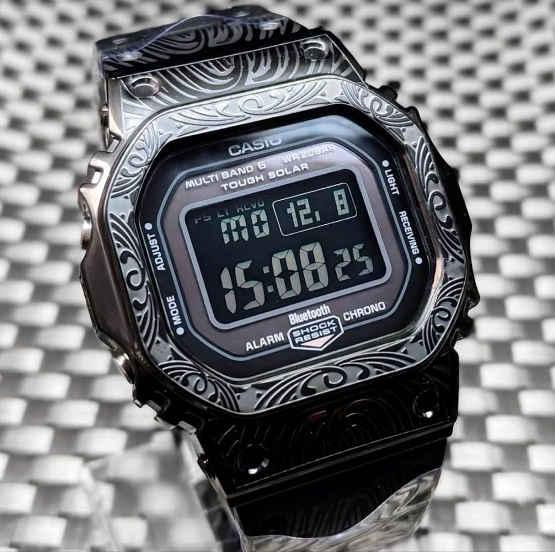 G-SHOCK GW-B5600HR Gショック フルメタル カスタム品