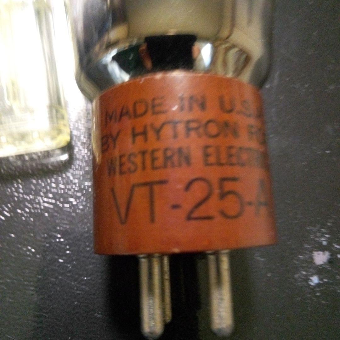 真空管 VT-25A 4本 　　中古品