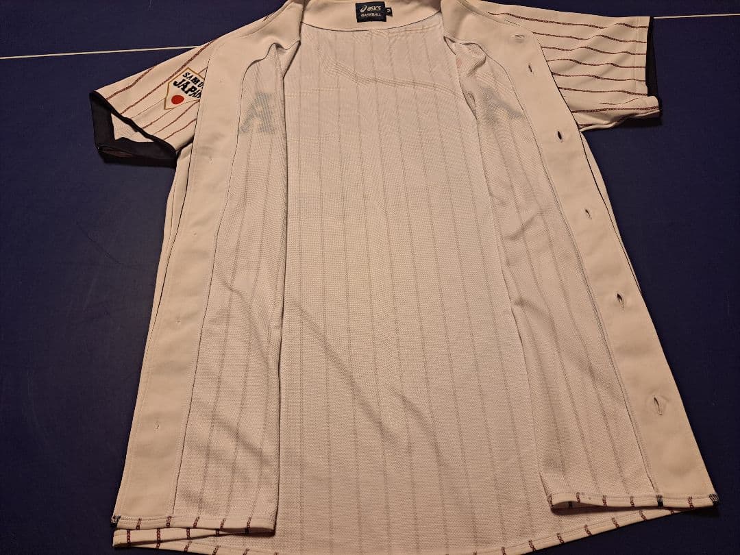 侍ジャパン 日本代表 ユニフォーム 柳田　背番号22 sizeM　ASICS製