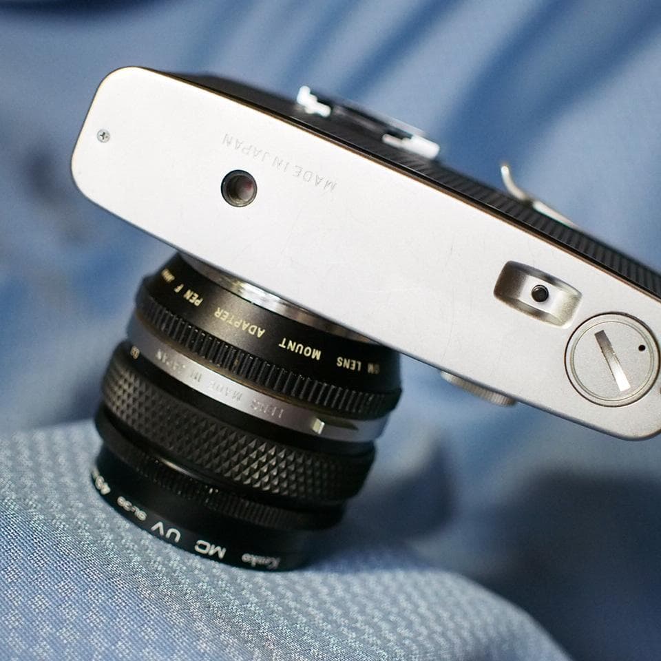 Olympus PEN FT OMアダプタ・銘レンズ4本セット