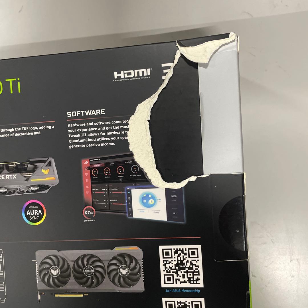 グラフィックボード・グラボ・ビデオカード ASUS TUF Gaming GeForce RTX 4070 Ti