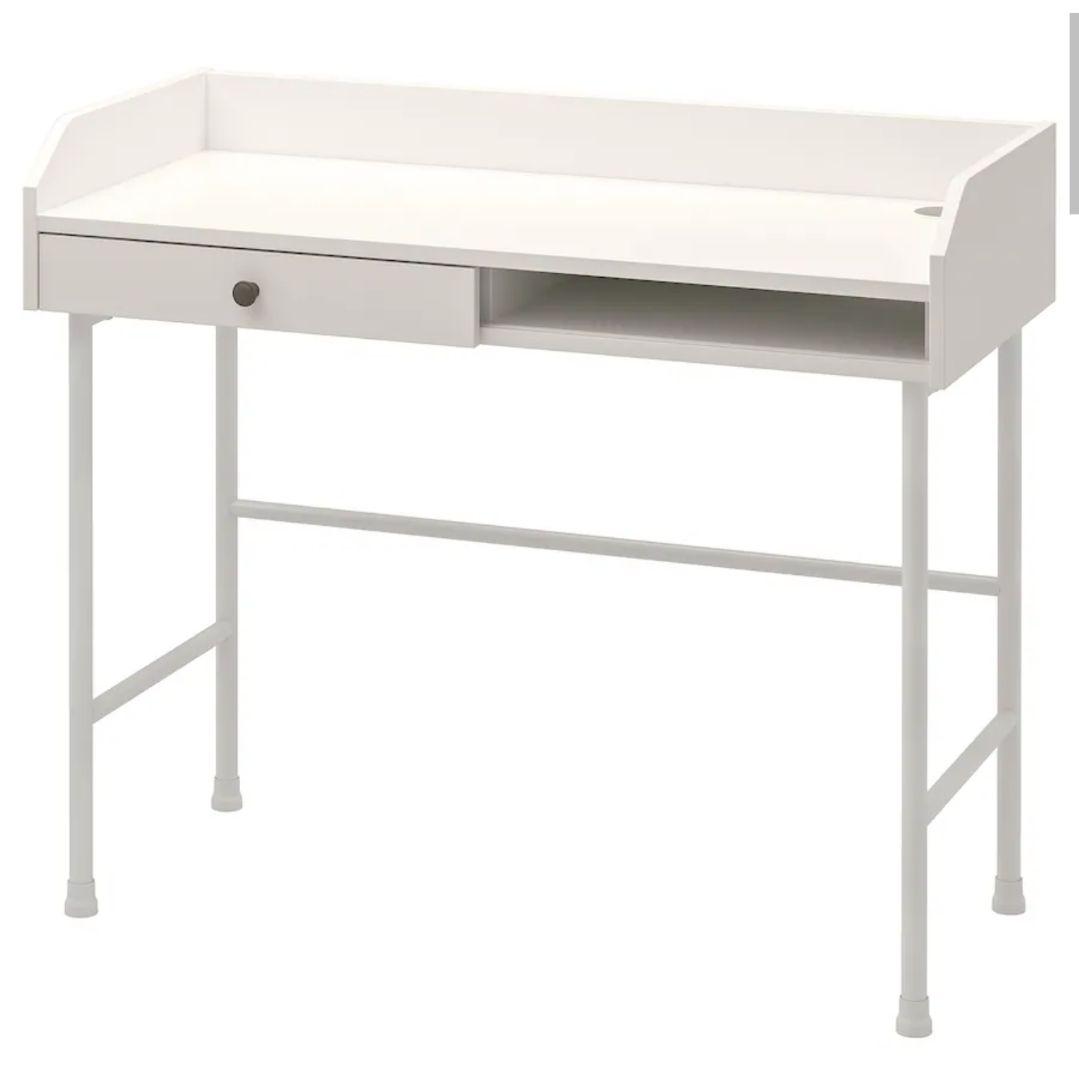 IKEA HAUGA デスク ホワイト 100×45cm 未開封未使用品