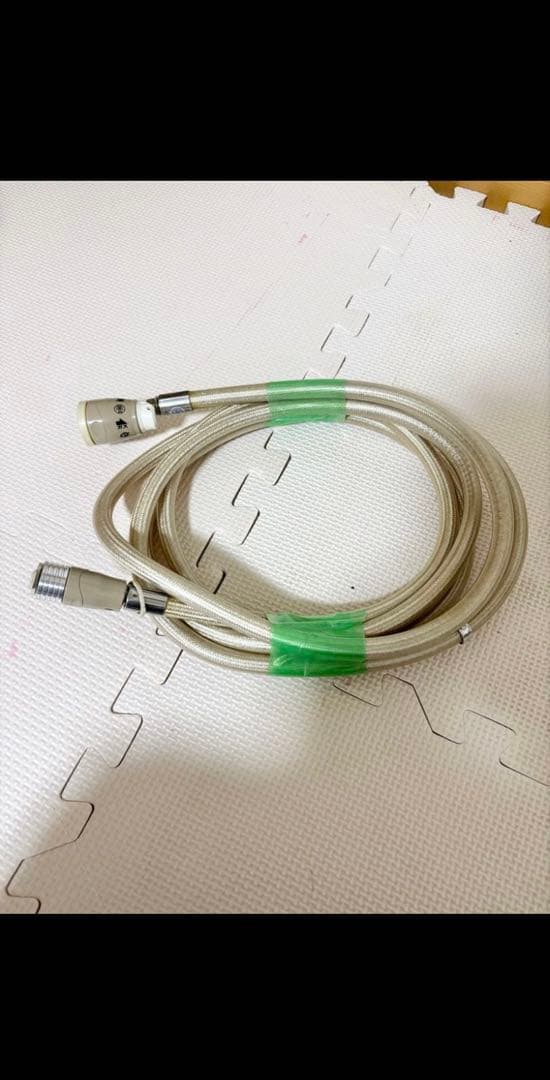 ホワイトRinnaiガスファンヒーター ガスコード3m付き　LPガス用