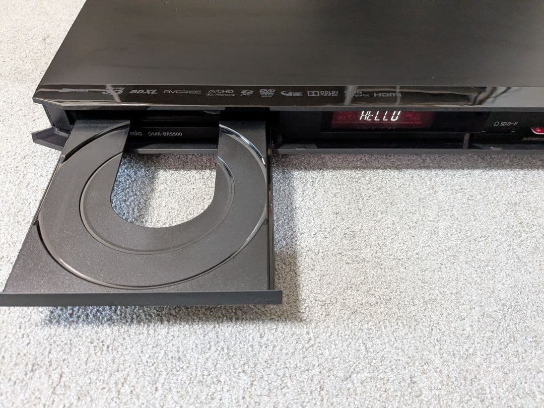 【美品】パナソニック Blu-rayレコーダー DMR-BRS500