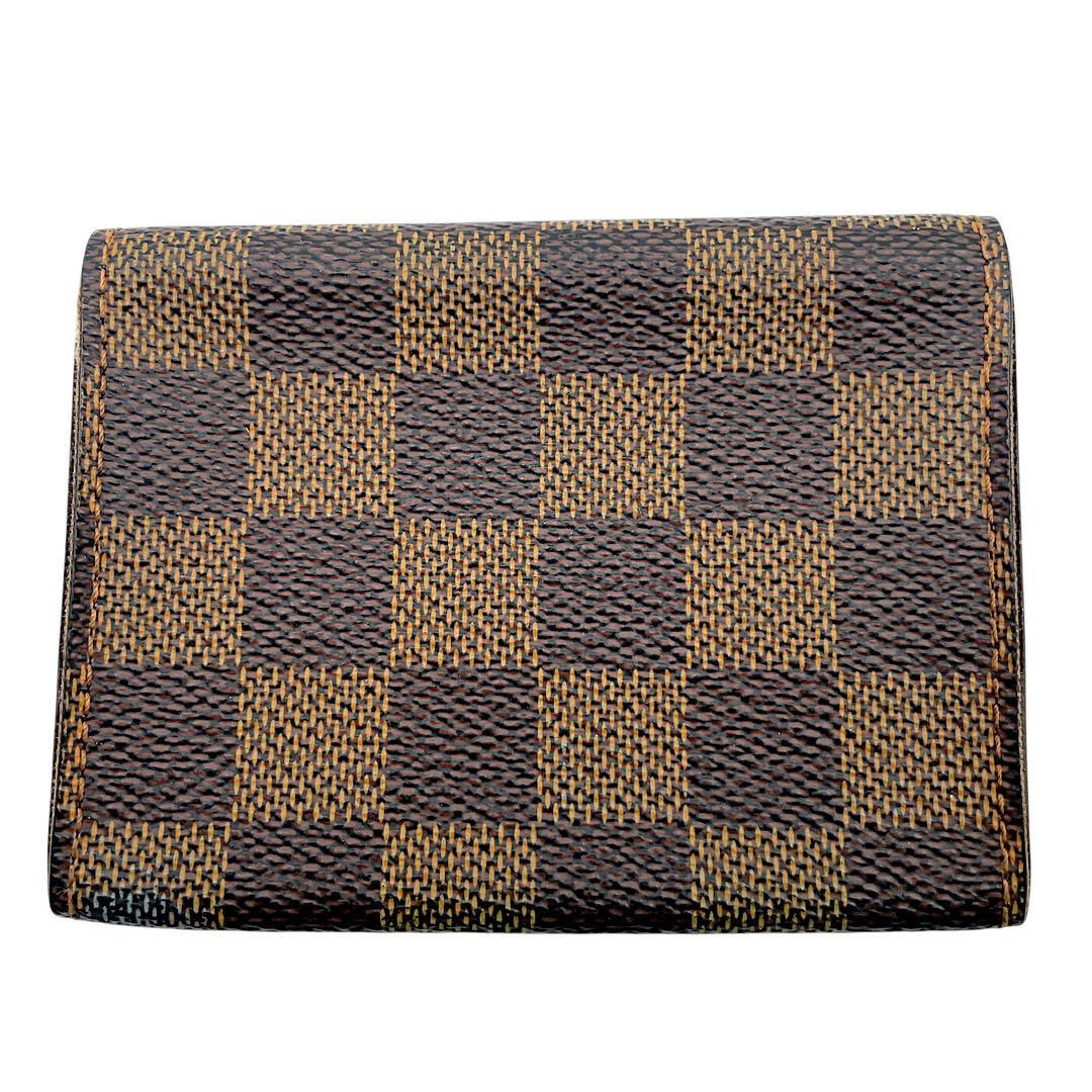 【美品】ルイヴィトン 名刺入れ　カードケース ヴィジット　ダミエエベヌ