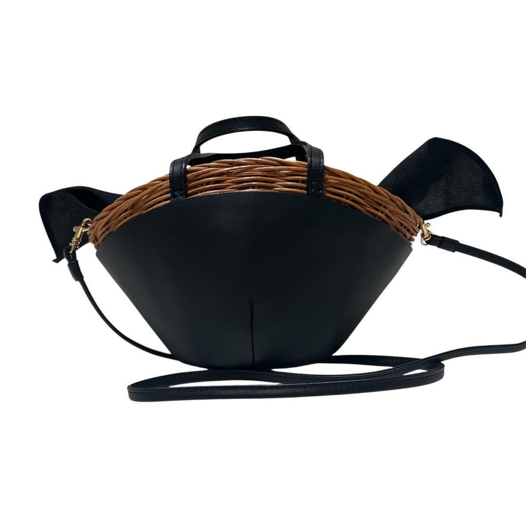 【美品】The Bagmati バグマティ　レザー　カゴバッグ　ブラック