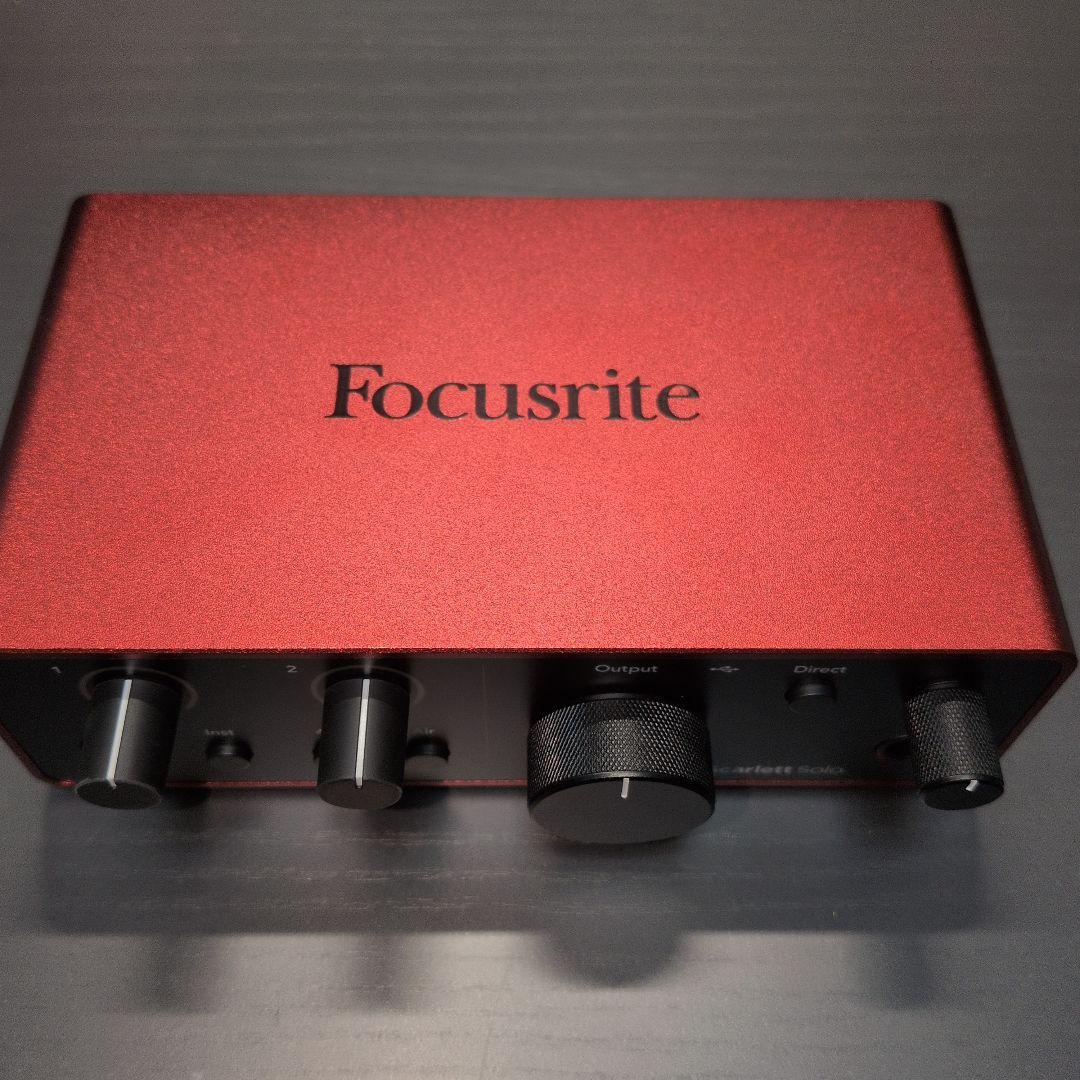 【極美品】Focusrite Scarlett Solo (Gen4)