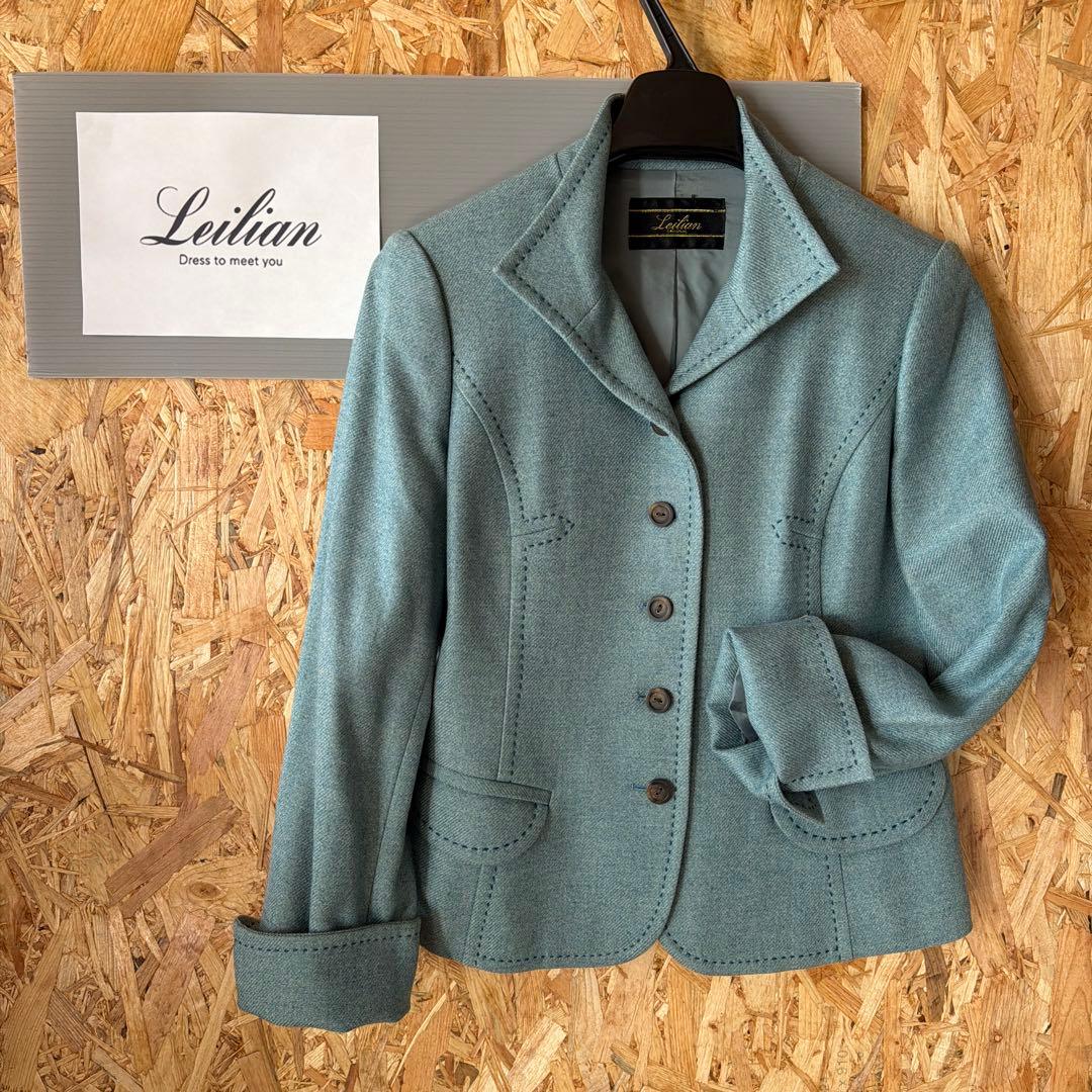 ★値下げ致しました！レリアン　コットンウール混ジャケット