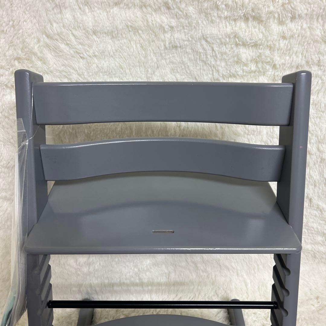 【極美品】ストッケ　トリップトラップ　シリアルNo.6 ストームグレー　付属品有