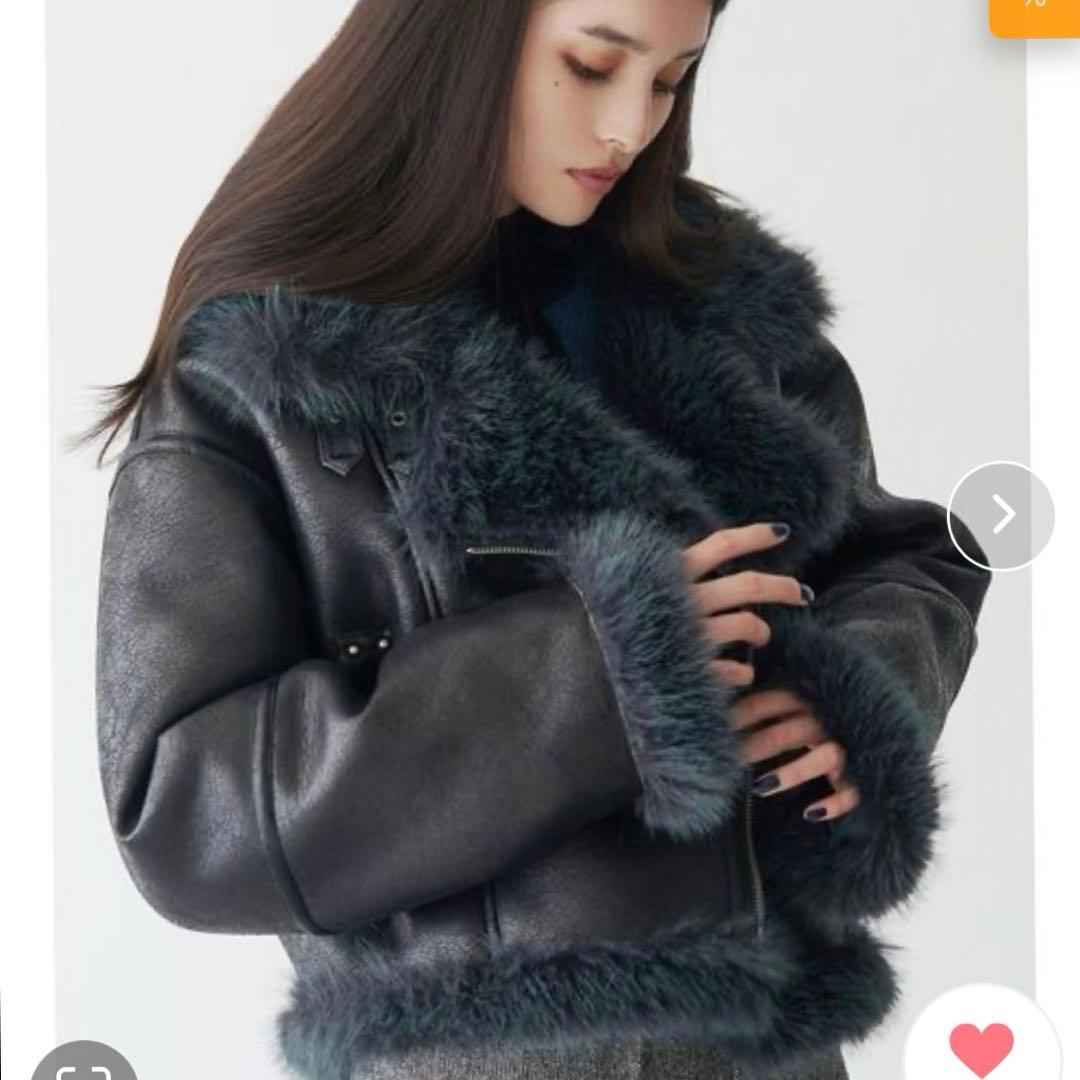 MURUA ムルーア　フェイクムートンショートジャケット 最終値下げ