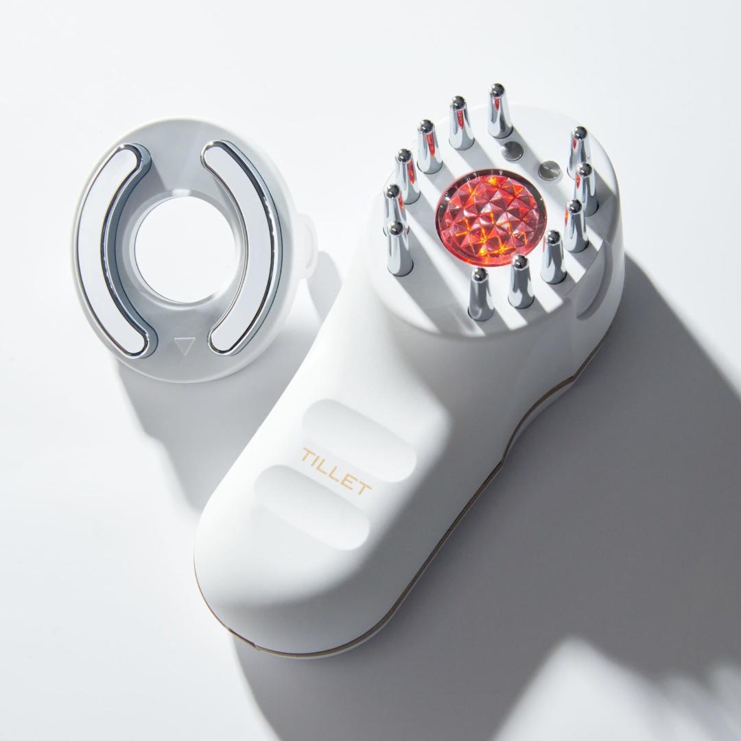 美品 ティレット(TILLET) W-GEAR 美顔器(頭皮と顔)