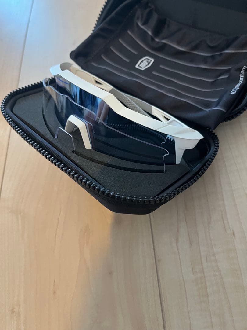 100% スポーツ用サングラス ホワイト