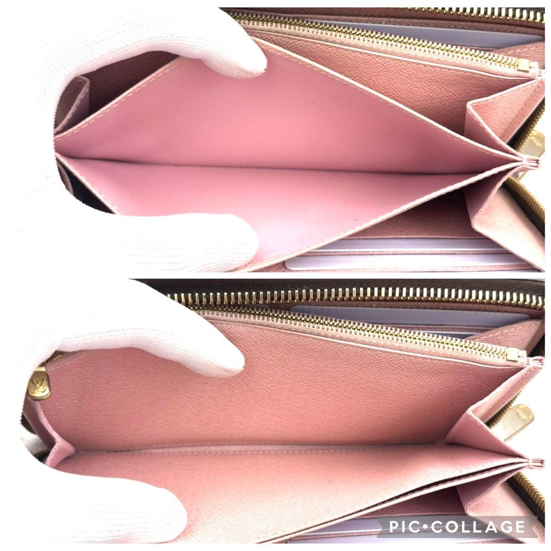 【極美品】 ルイヴィトン モノグラム ローズバレリーヌ ジッピーウォレット