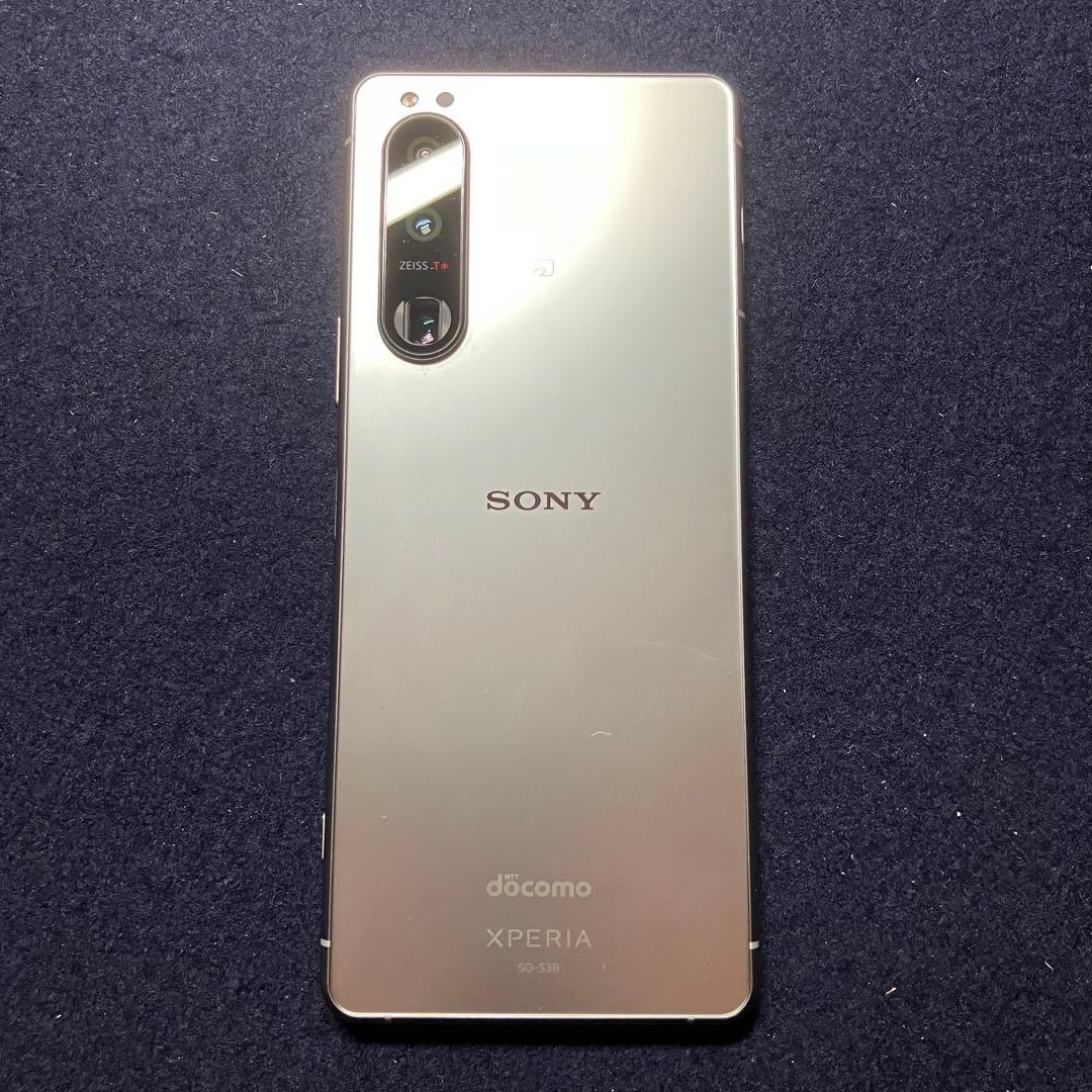 美品 SONY Xperia 5 Ⅲ 128GB シルバー docomo