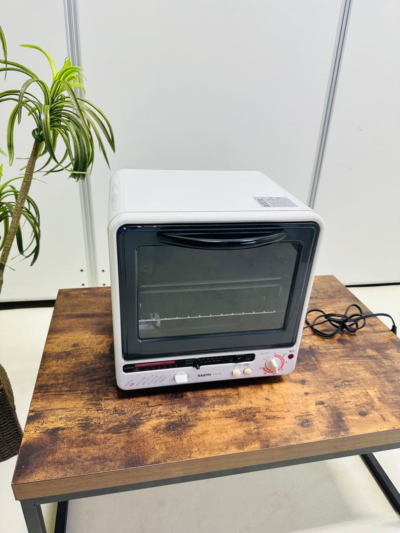 ホワイト トースター コンパクトSANYO サンヨー電気オーブンSOB-156型