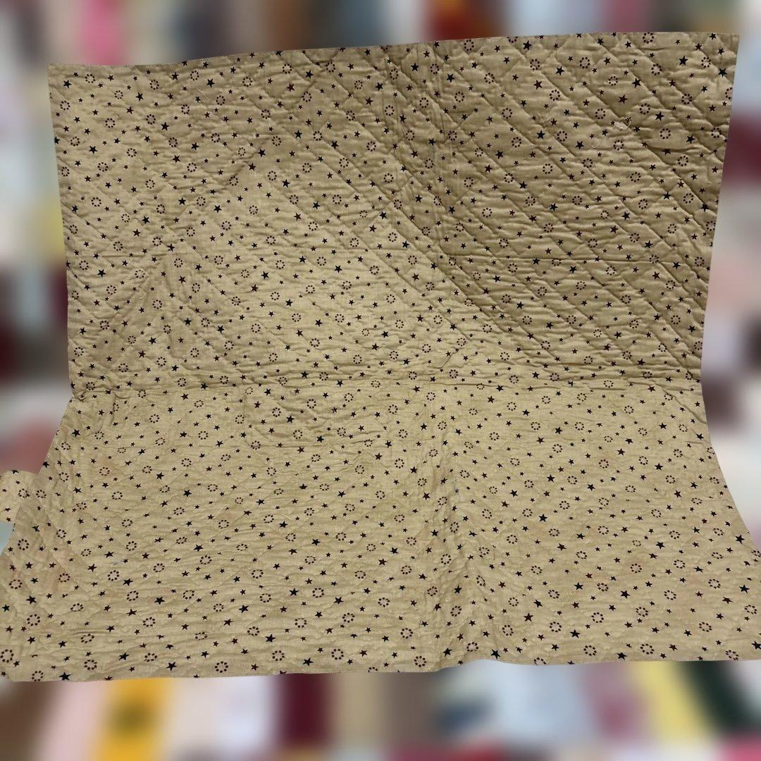 ハンドメイド　パッチワークキルト マルチカバー　こたつカバー　190cm角