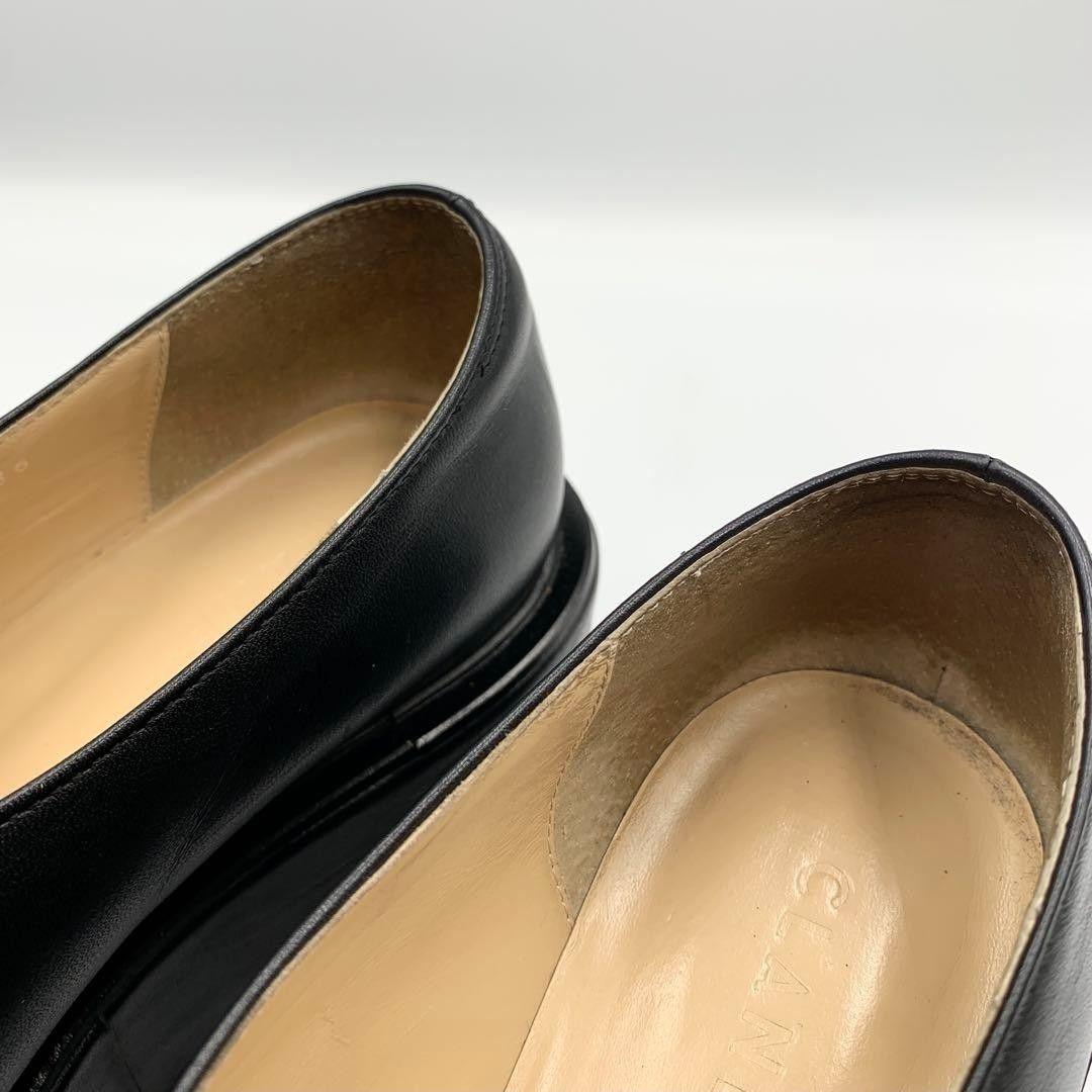 AWA様✨【近年モデル 松本恵奈着用】クラネ　ボリュームソールシューズ　牛革　黒