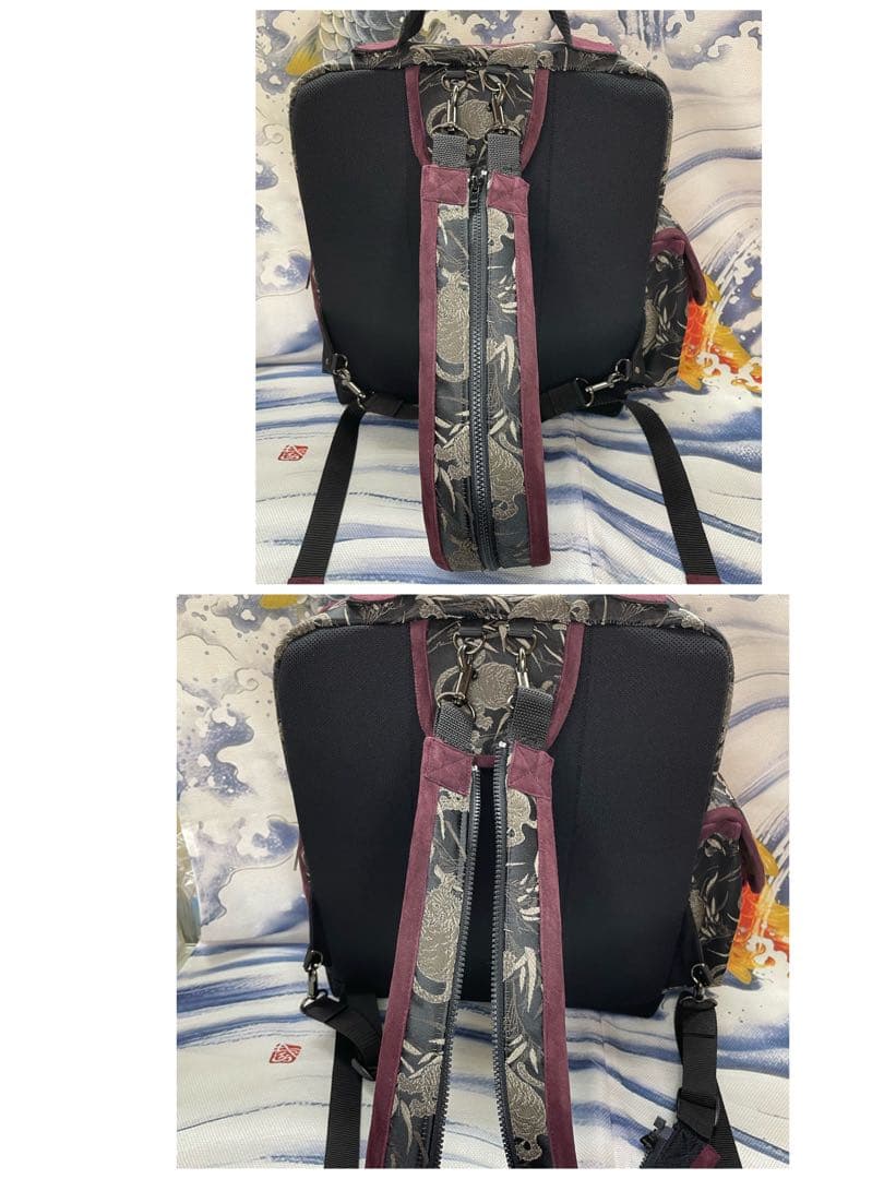 【うえぽん】2wayリュック&ファスナースライダー