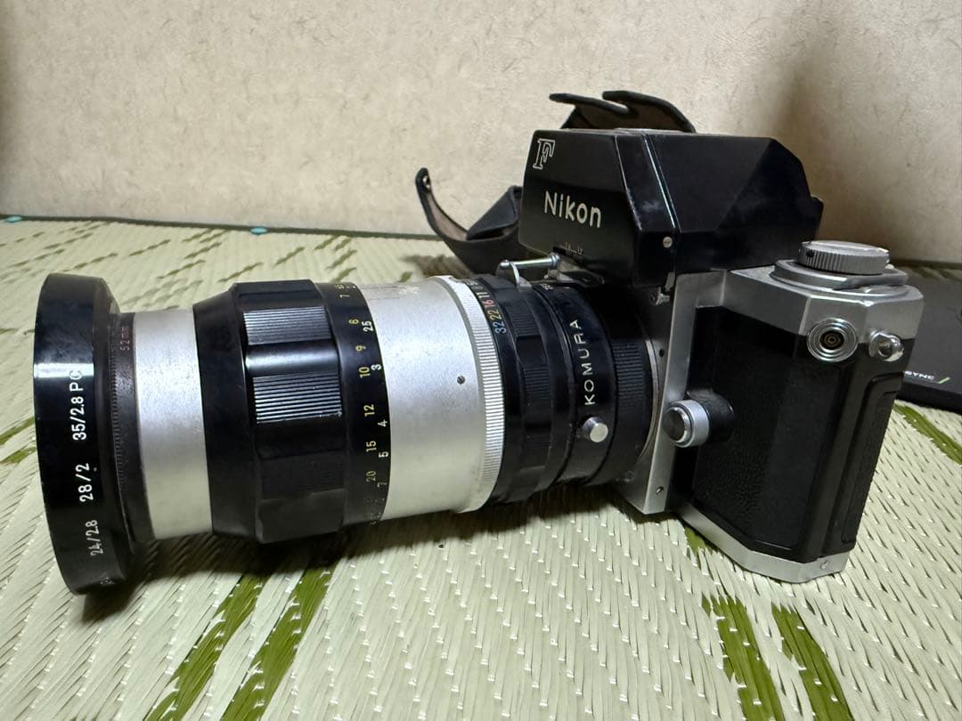 Nikon F 一眼レフカメラ Mikron 135mmレンズ